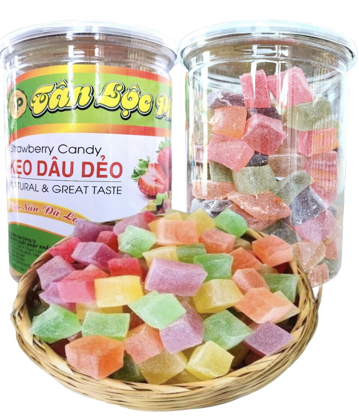 KẸO DÂU DẺO TÂN LỘC PHÁT 500G