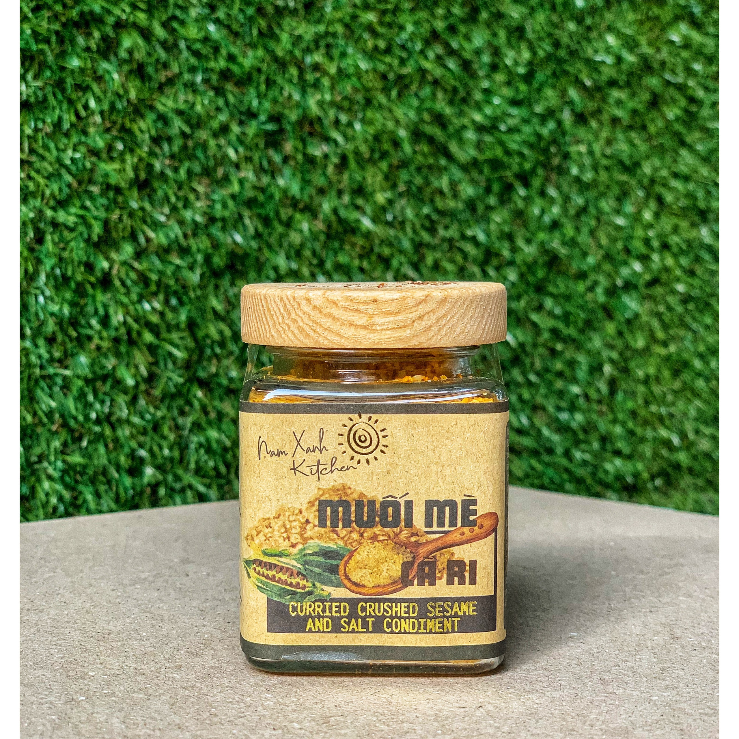 Muối Mè Cà Ri 80g / Curried Crushed Sesame And Salt Condiment 80g