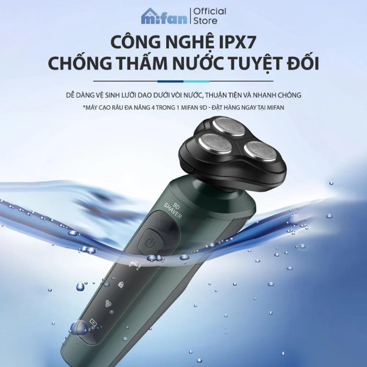 Máy Cạo Râu Đa Năng 9D Shaver - Máy Cạo Râu 4in1 Tặng Kèm 6 Phụ Kiện Cao Cấp