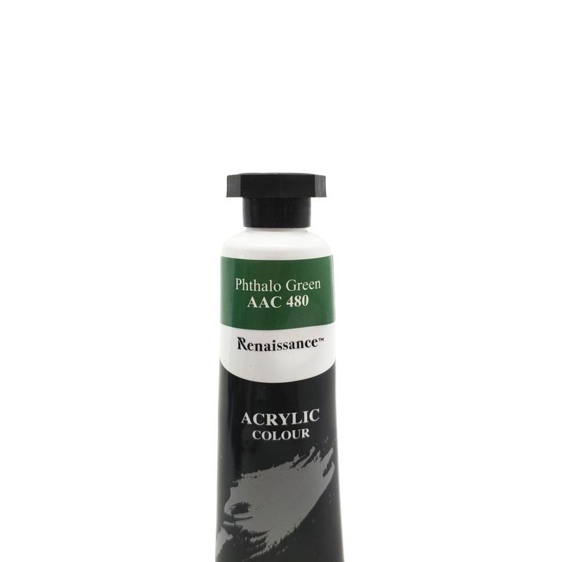 Tuýp Màu Acrylic 45 ml - Renaissance #480 - Phthalo Green