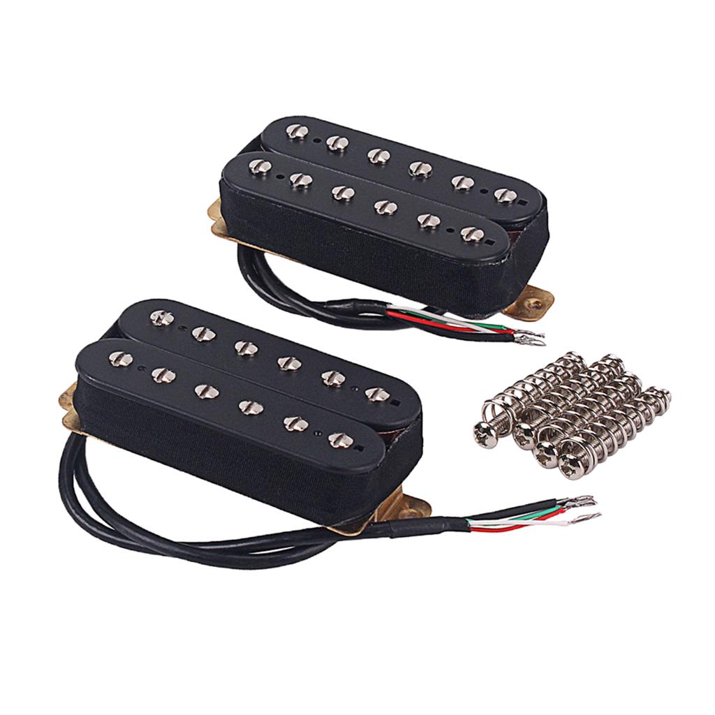 Sunnimix 2 Chiếc Guitar Chuyên Nghiệp Bán Tải Đôi Cuộn Dây Thu Cho Đàn Guitar Điện