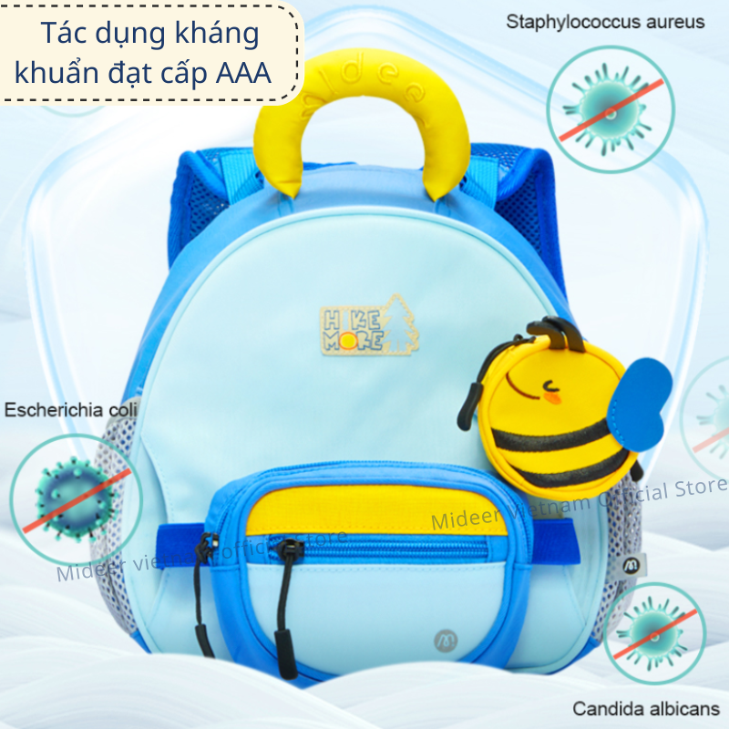 Balo mầm non siêu nhẹ cho bé mideer Outing Kids Backpack