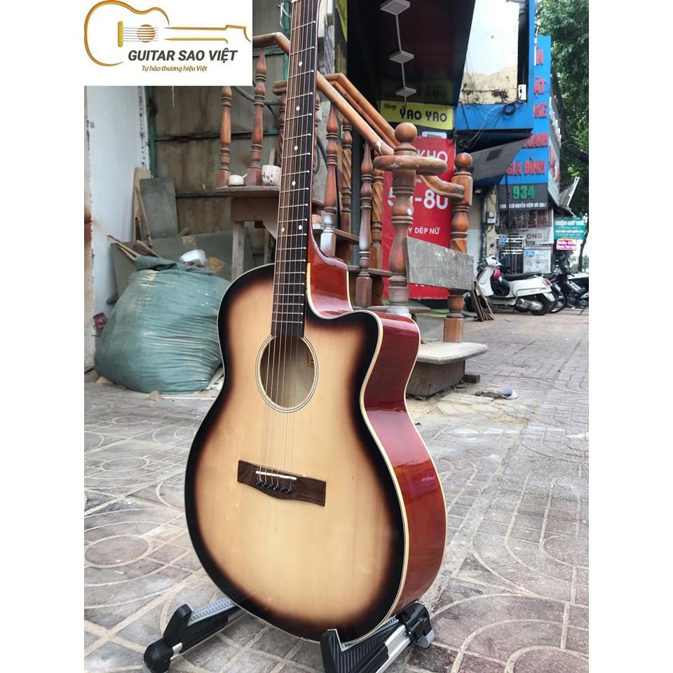 Đàn Guitar Acoustic mặt gỗ thông có ty chỉnh cần SC-01R