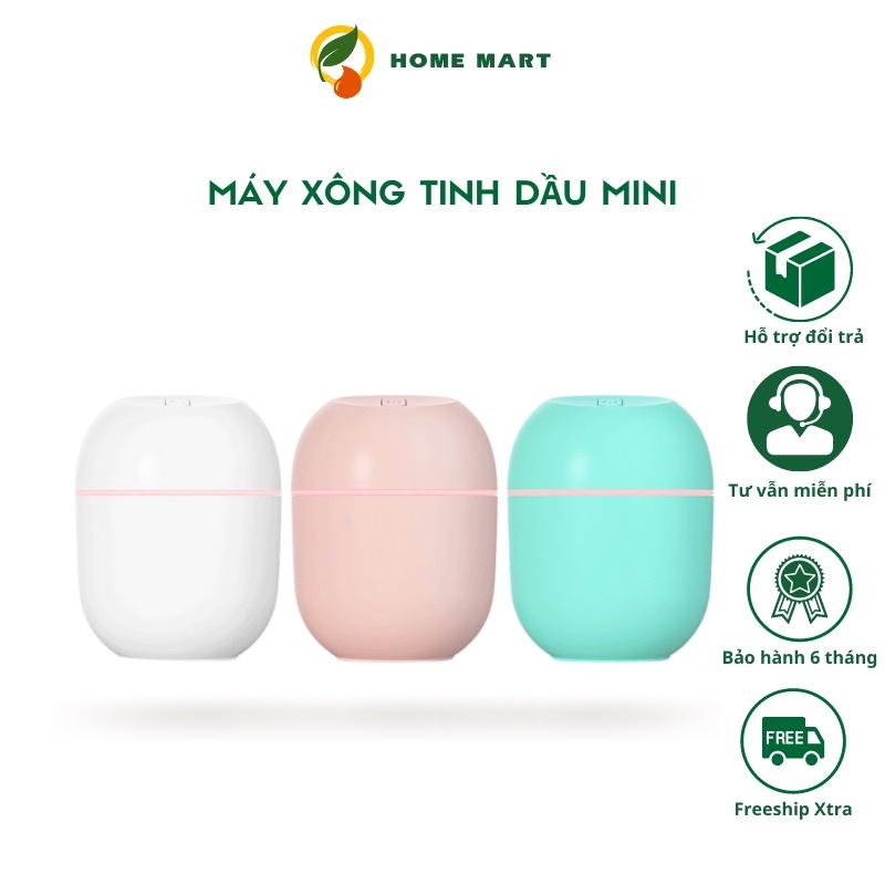 Máy khuếch tán máy xông tinh mini 220ml dầu phun sương tỏa hương thơm mát đèn Led đổi màu dùng cho phòng ngủ, xe hơi