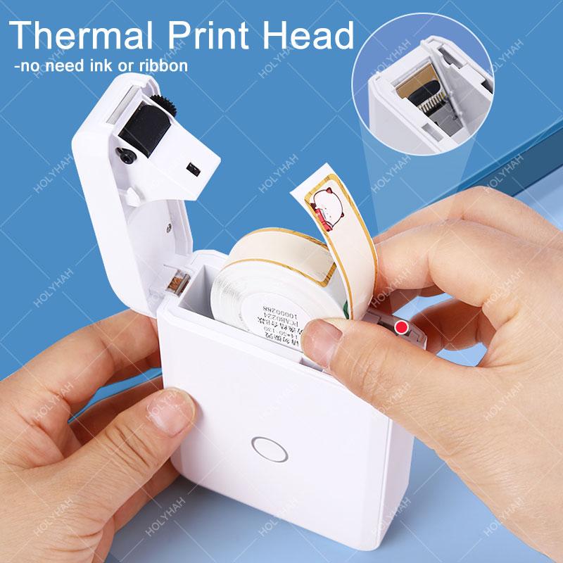 NiiMbot D110 Portable Label Maker Máy in nhãn không dây Bao gồm nhiều mẫu có sẵn cho điện thoại Văn phòng tại nhà
