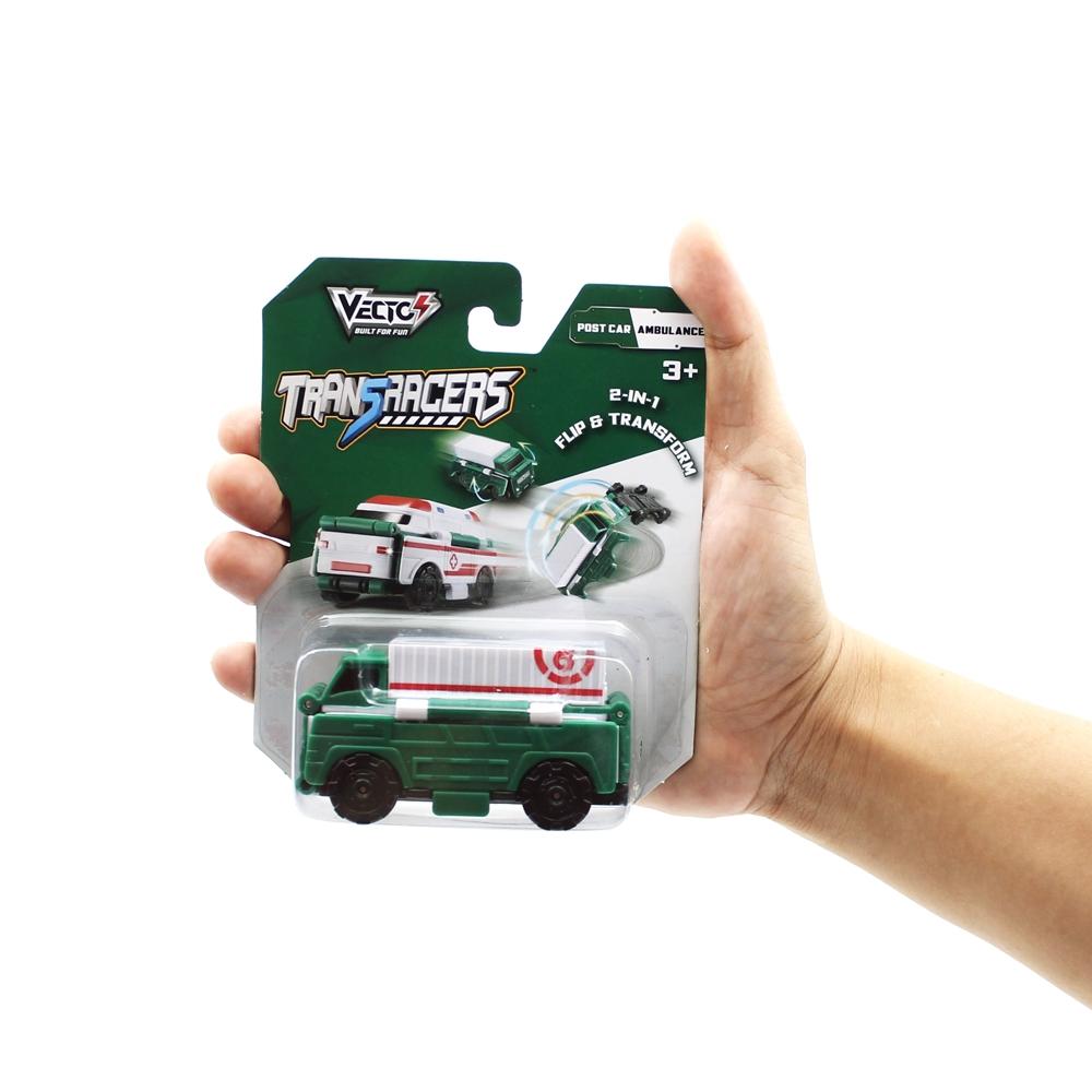 Đồ Chơi Xe Biến Hình Transracers Post Car / Ambulance - Vecto VN463875-39