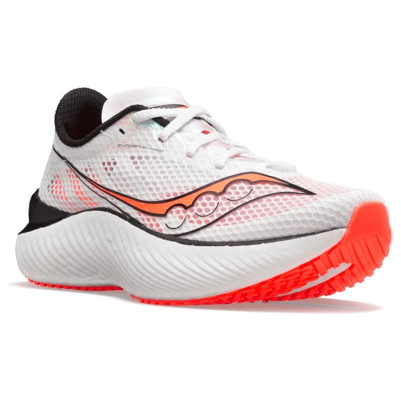 Giày Chạy Bộ NAM Saucony Endorphin Pro 3 White | Black | ViZiRed