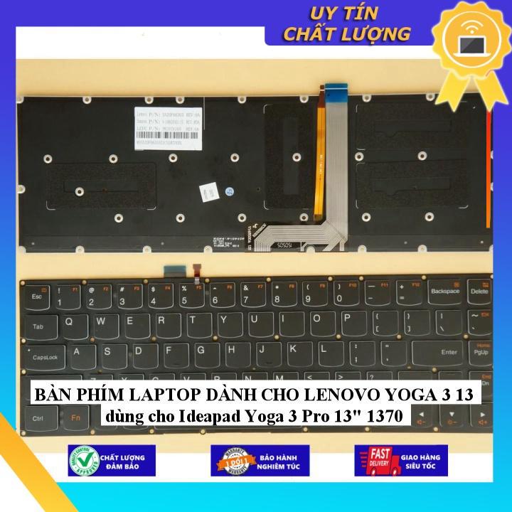 BÀN PHÍM LAPTOP dùng cho LENOVO YOGA 3 13 dùng cho Ideapad Yoga 3 Pro 13" 1370 - Hàng Nhập Khẩu New Seal