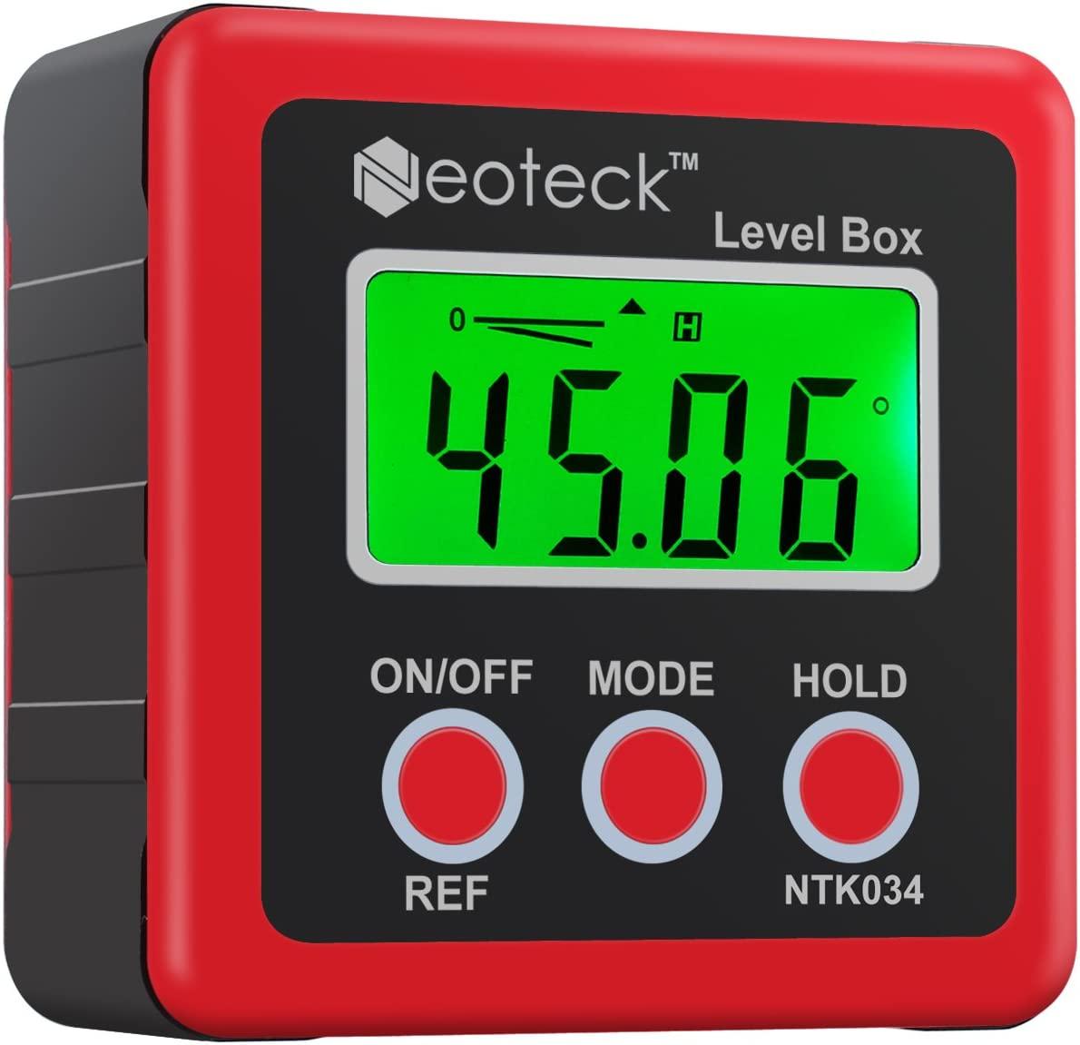 Máy đo góc Máy đo góc Màn hình LCD kỹ thuật số Máy đo góc kỹ thuật số Trường hợp Máy đo độ nghiêng Máy đo độ nghiêng không thấm nước cho máy đo góc Xe làm việc