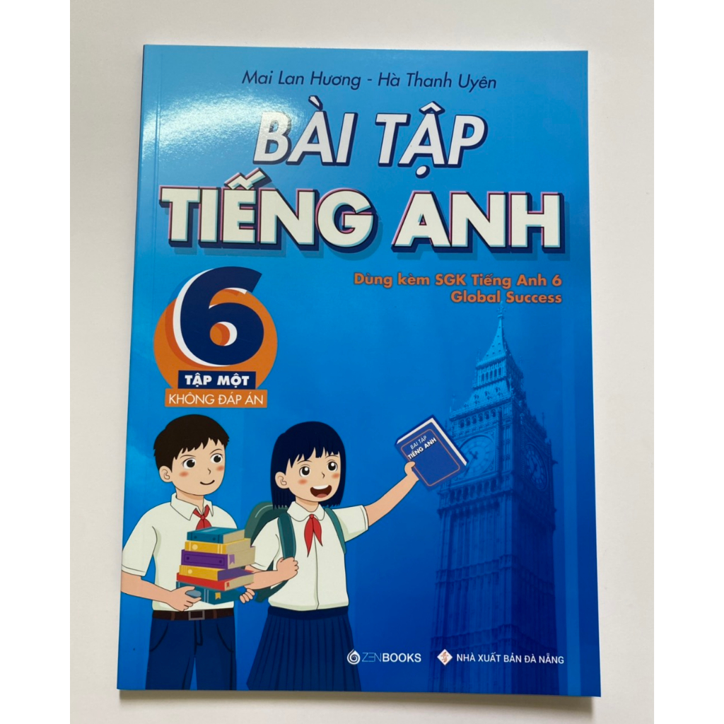 Sách - Bài Tập Tiếng Anh 6 Tập 1  Không Đáp Án (Global Success)