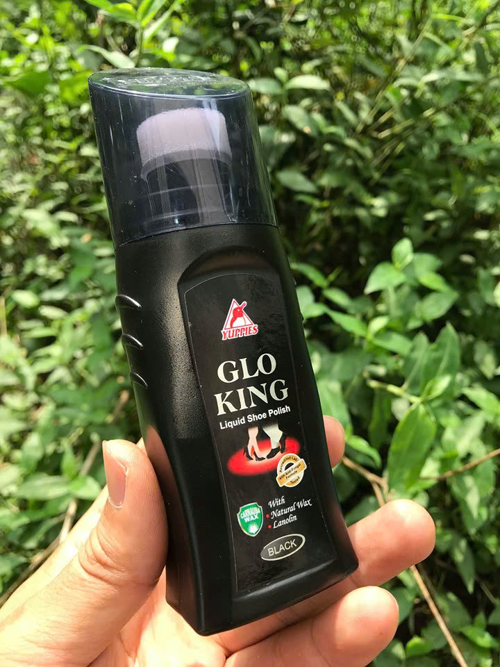 1 chai xi đánh giày Gloking, dạng lỏng dễ dàng ngấm sâu làm mềm và làm bóng da