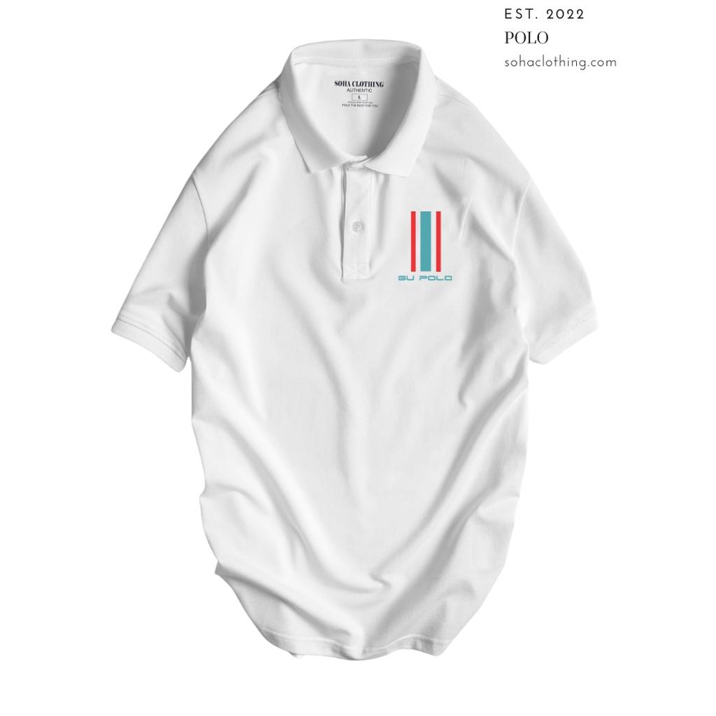 Áo Thun Polo Nam Basic cổ bẻ vải Cá Sấu chuẩn form,hình in sắc nét, Gu PoLo-SoHa Clothing