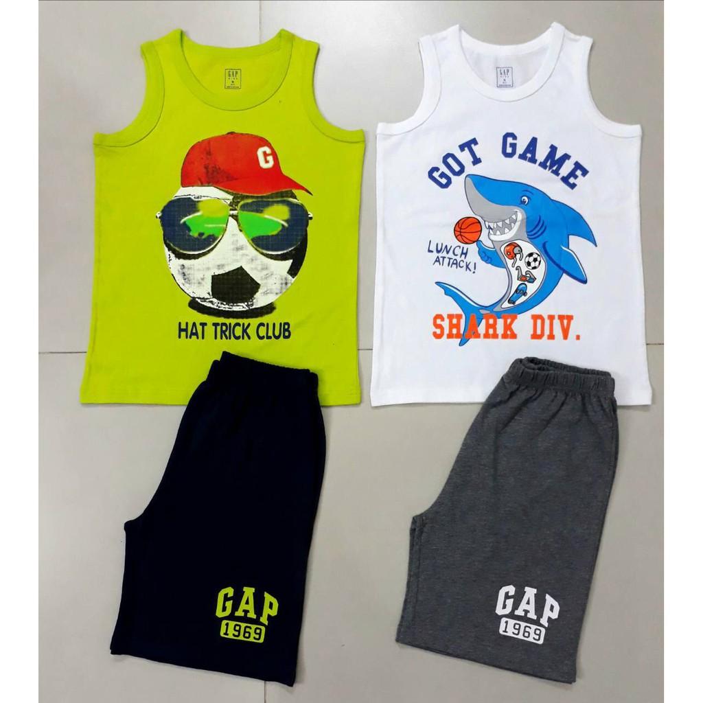 Bộ ba lỗ bé trai Gapkids đại sale lẻ size