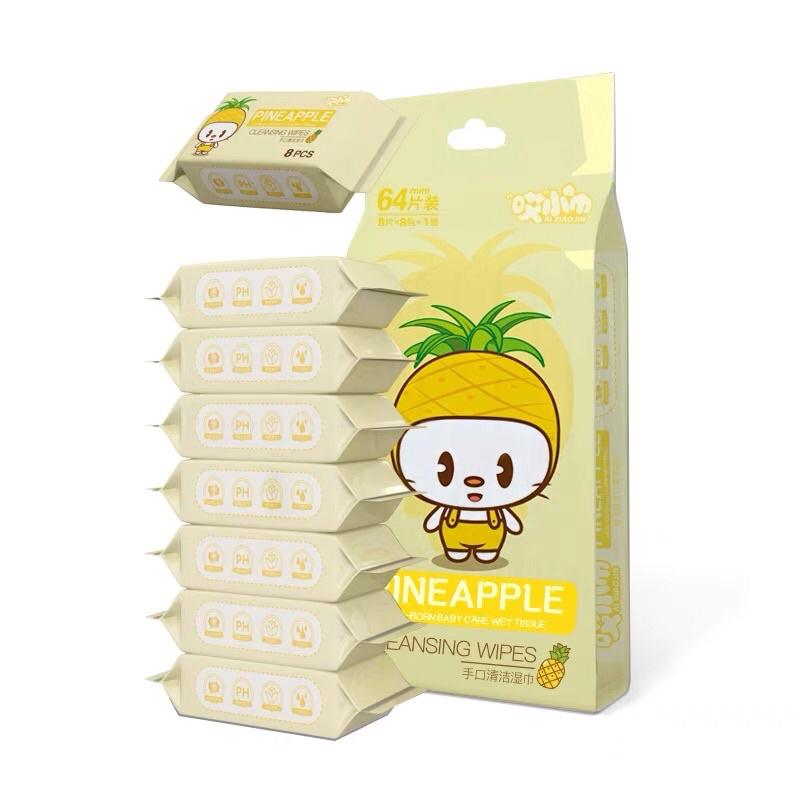 Gói Khăn Ướt Mini Bỏ Túi, Tiện Lợi , Khăn Lau Mặt Mini