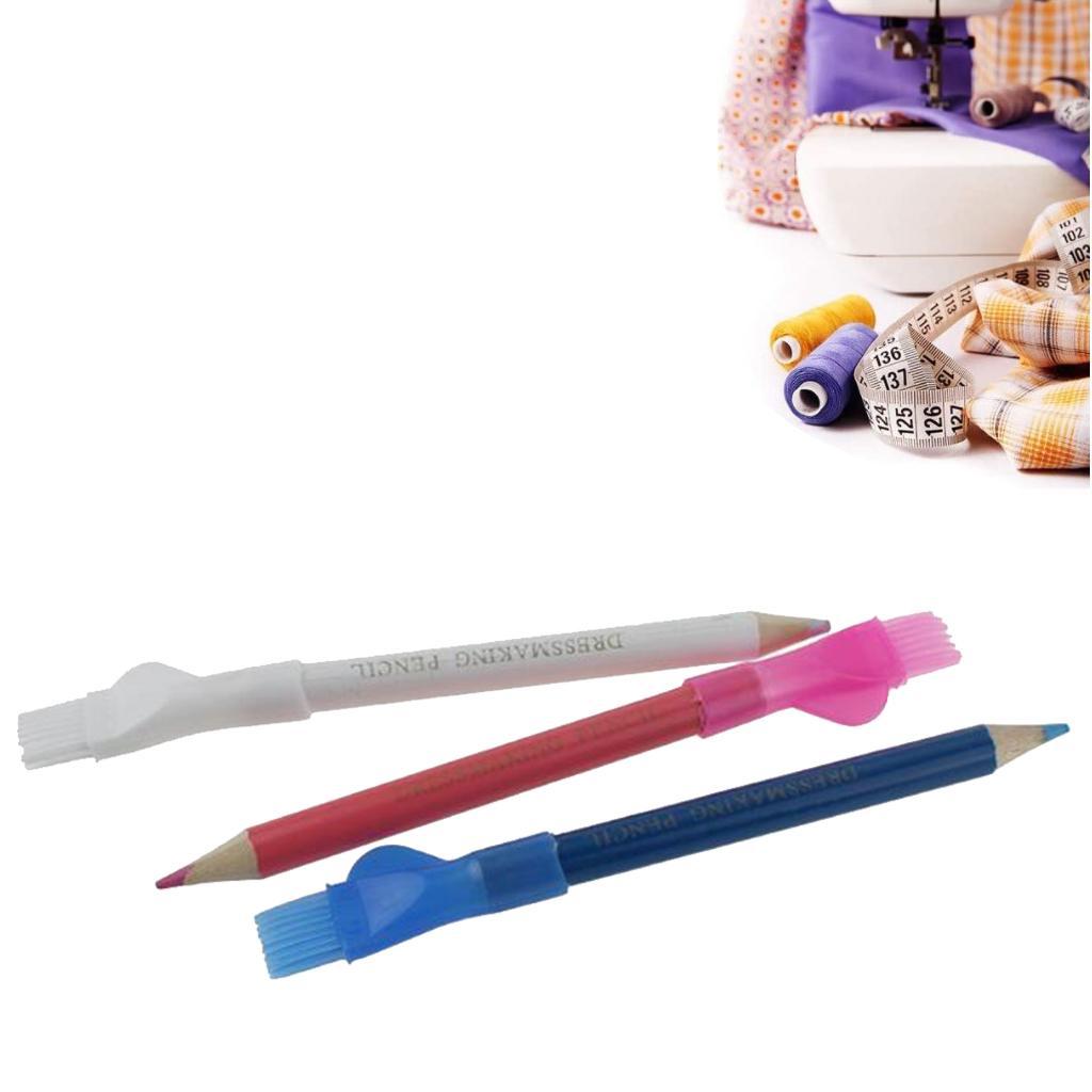 3Pcs Dressmaking Pencils Chalk Pen Sewing Dressmakers DIY Craft Markers