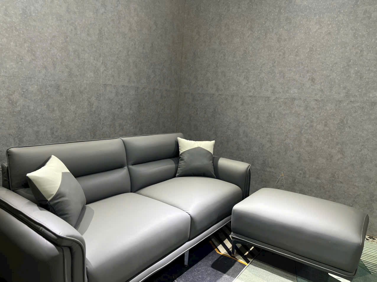 Sofa phòng khách Tundo icon2 NK2025 KT 1m8 kèm đôn góc