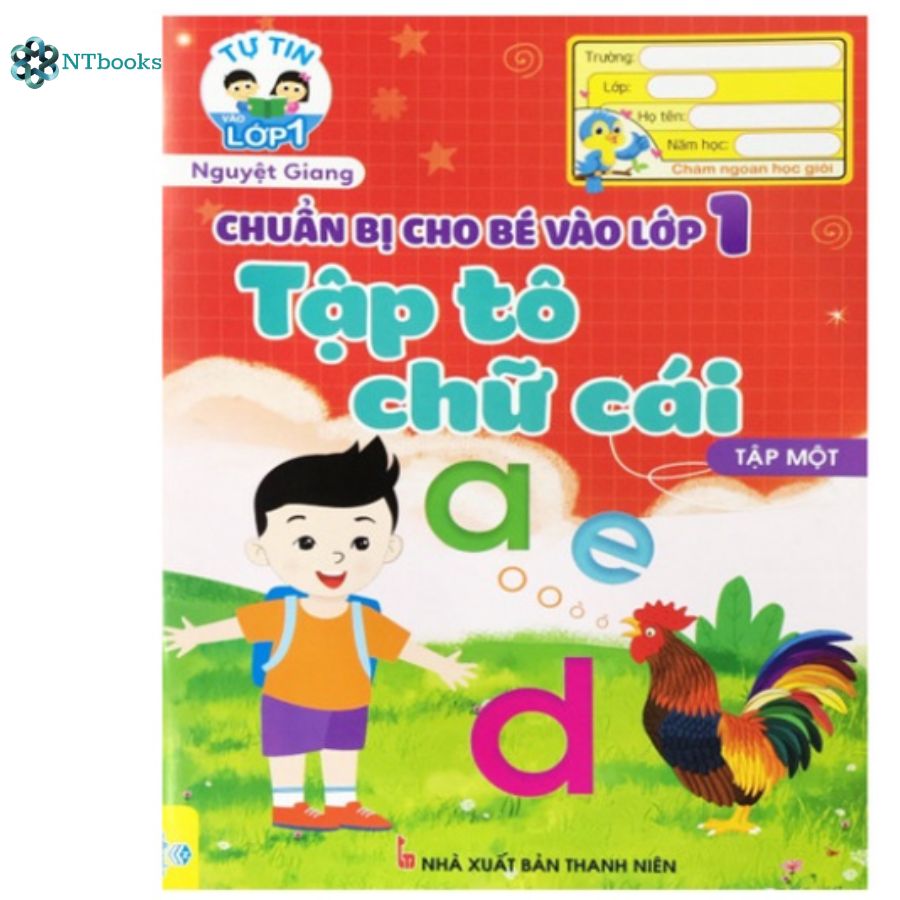Combo 3 cuốn Chuẩn Bị Cho Bé Vào Lớp 1 - Tập Tô: Chữ Cái Tập 1 + Tập 2 + Tập Tô Số