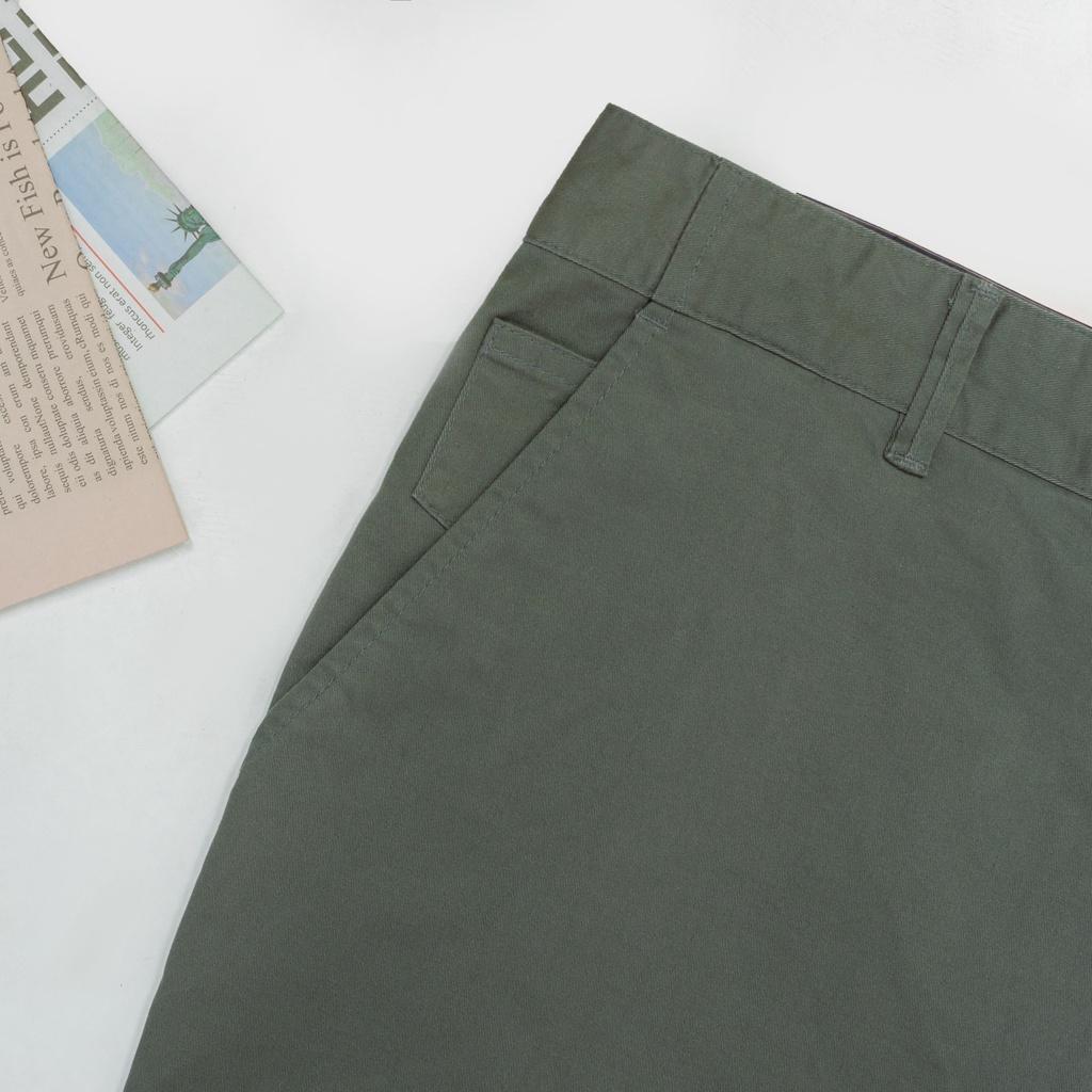 Quần kaki nam ZENTOMAN trung niên thanh niên ống suông co giãn mềm mịn trơn cao cấp QKK21