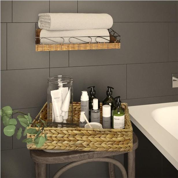 Khay lục bình VIETBAS vuông LBK_041