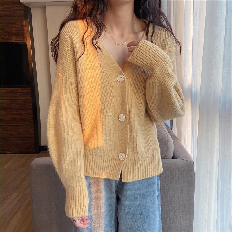 Hàng Sẵn_ Áo khoác len cardigan nhỏ ngọt ngào Hadu shop