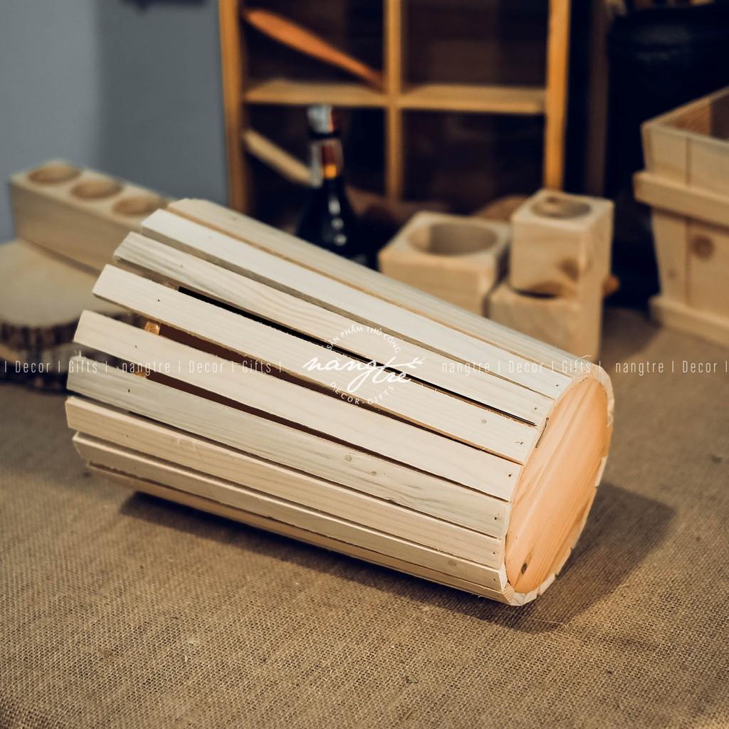 Bình gỗ pallet/đôn gỗ pallet -
