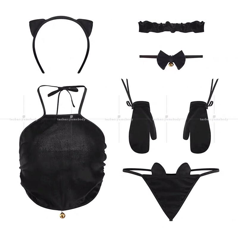 Set đồ lót Cosplay Bé mèo đáng yêu full phụ kiện ( không kèm vớ/tất) CL167