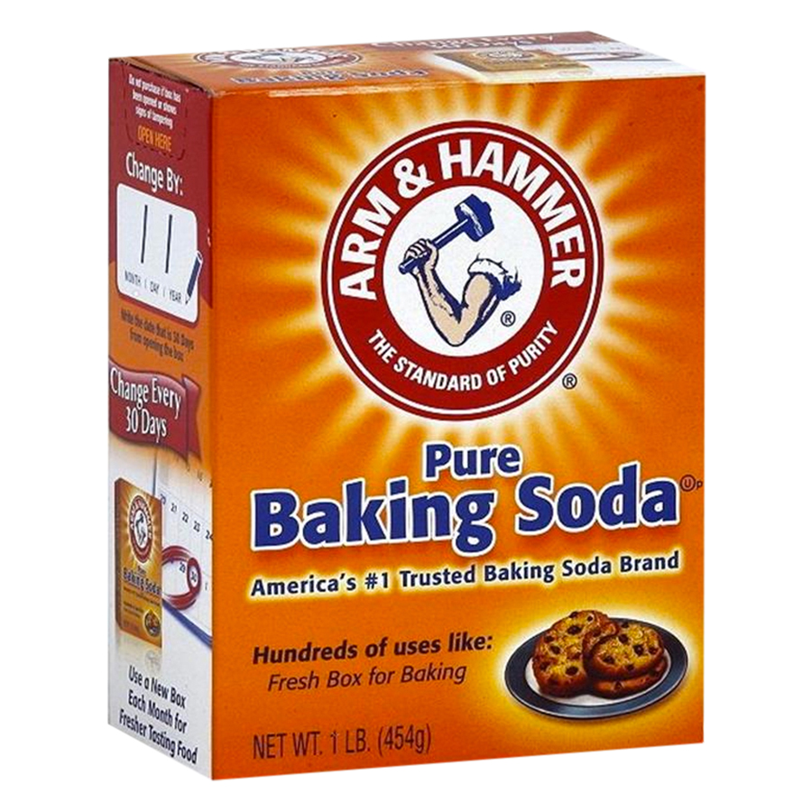 Bột Baking Soda Arm &amp; Hammer Đa Công Dụng, Làm Bánh, Làm Trắng Răng Hiệu Quả, Tẩy Rửa Sạch Nhà Cửa, Giày Dép, Khử Mùi Tanh (454gram/hộp) - Nhập Khẩu Từ Mỹ