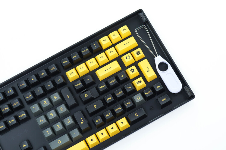 AKKO Keycap set – Black Gold (PBT Double-Shot/ASA profile/158 nút) - Hàng Chính Hãng