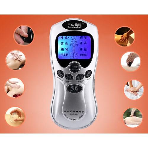 Máy Massage Bấm huyệt Xung Điện với 4 miếng dán, Máy massage trị liệu 4 miếng dán SYK-208