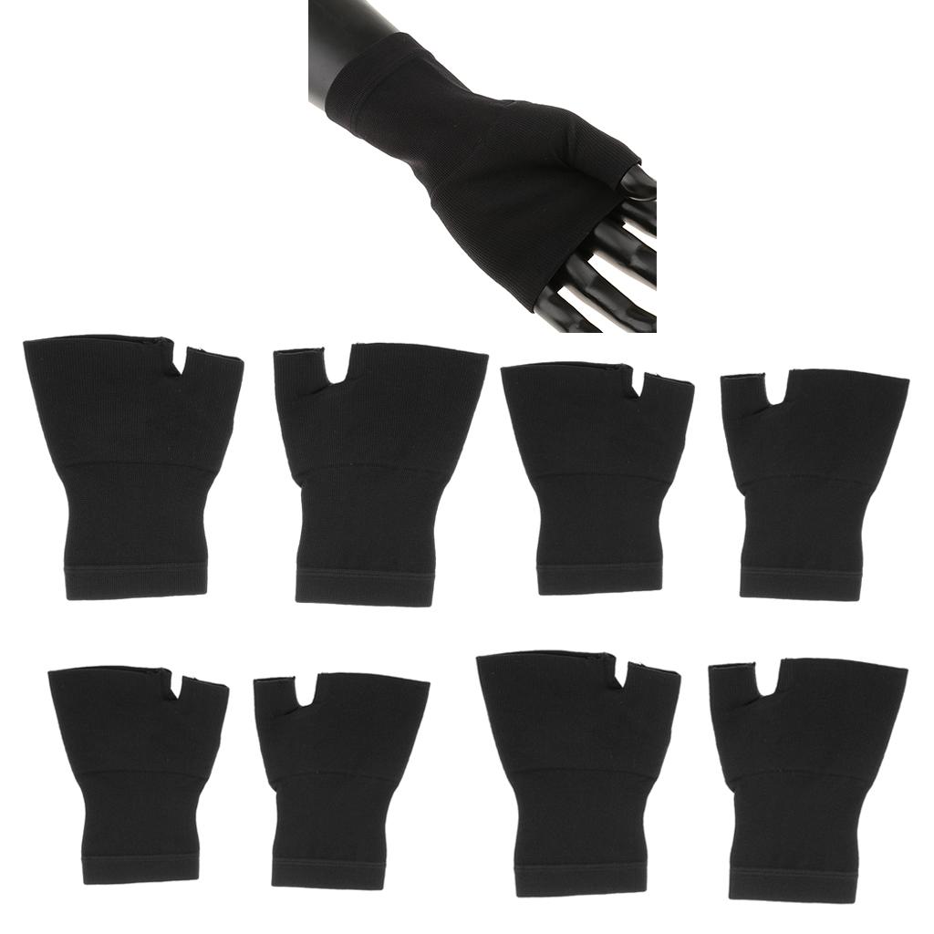 Unisex Compression Gloves Hand Arthritis Joint Pain Relief  XL Black