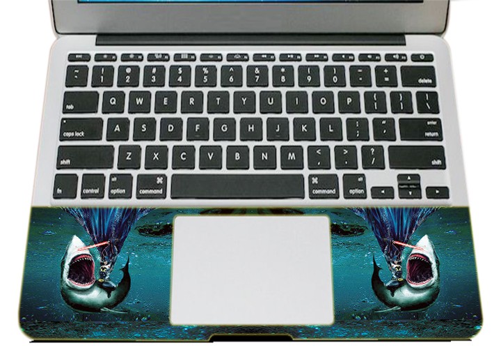 Miếng Dán Trang Trí Mặt Ngoài + Lót Tay Laptop  Hoạt Hình LTHH - 619