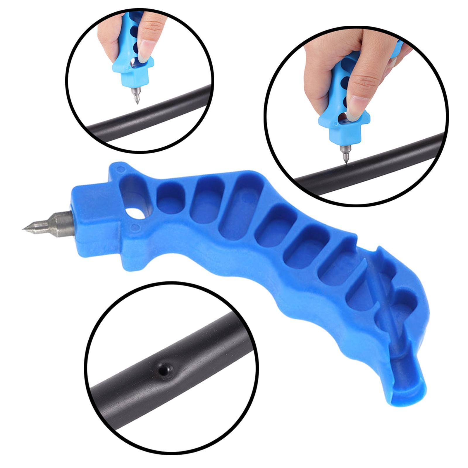 Irrigation Hole Puncher Drill Hose Tubing Punch Tools Garden Lawn
