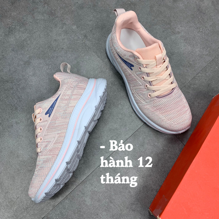 Giày thể thao nữ sneaker chính hãng thương hiệu ZAVAS êm nhẹ thoáng khí công nghệ ép nhiệt cao 3cm - S408