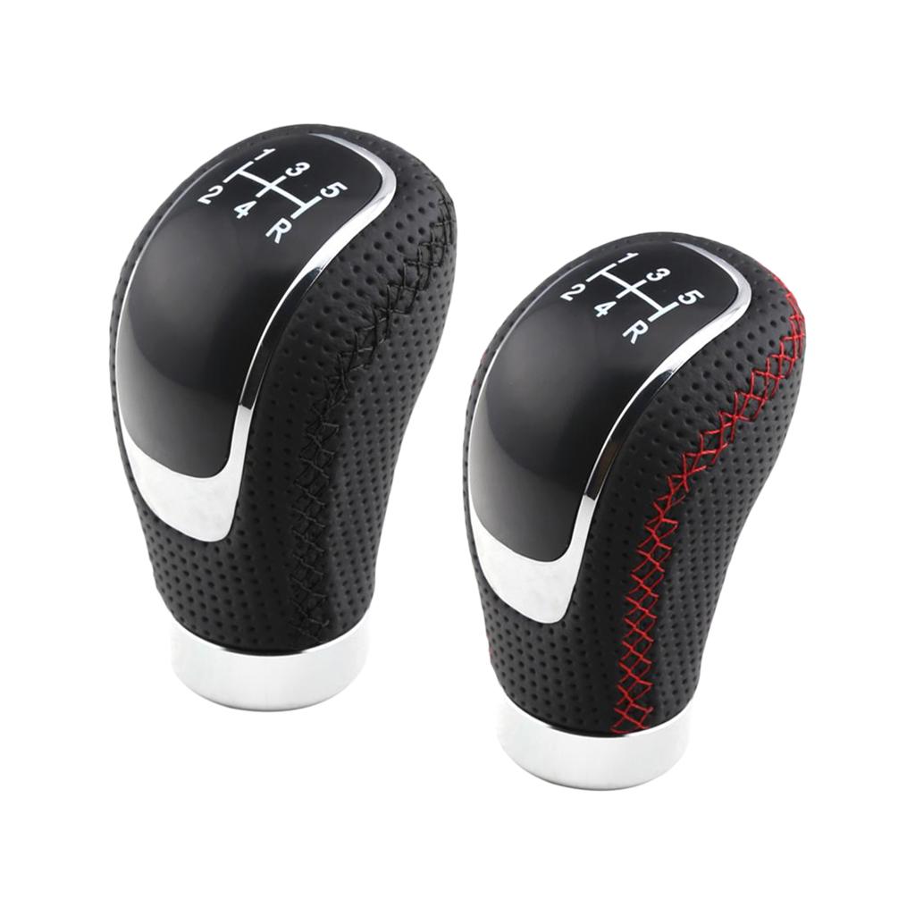5 Manual Car Gear Shift Knob Stick Shifter Lever Stitching