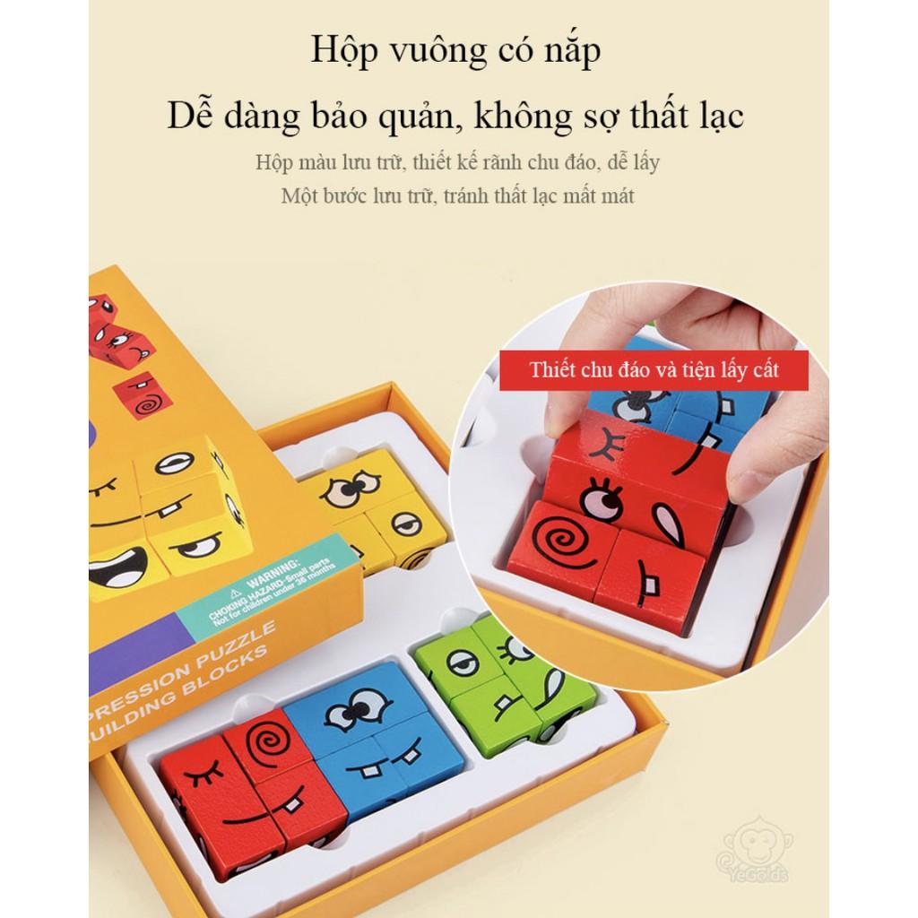 Đồ chơi luyện tập phản xạ tương tác cho gia đình và bé vui chơi EMOTION PUZZLE