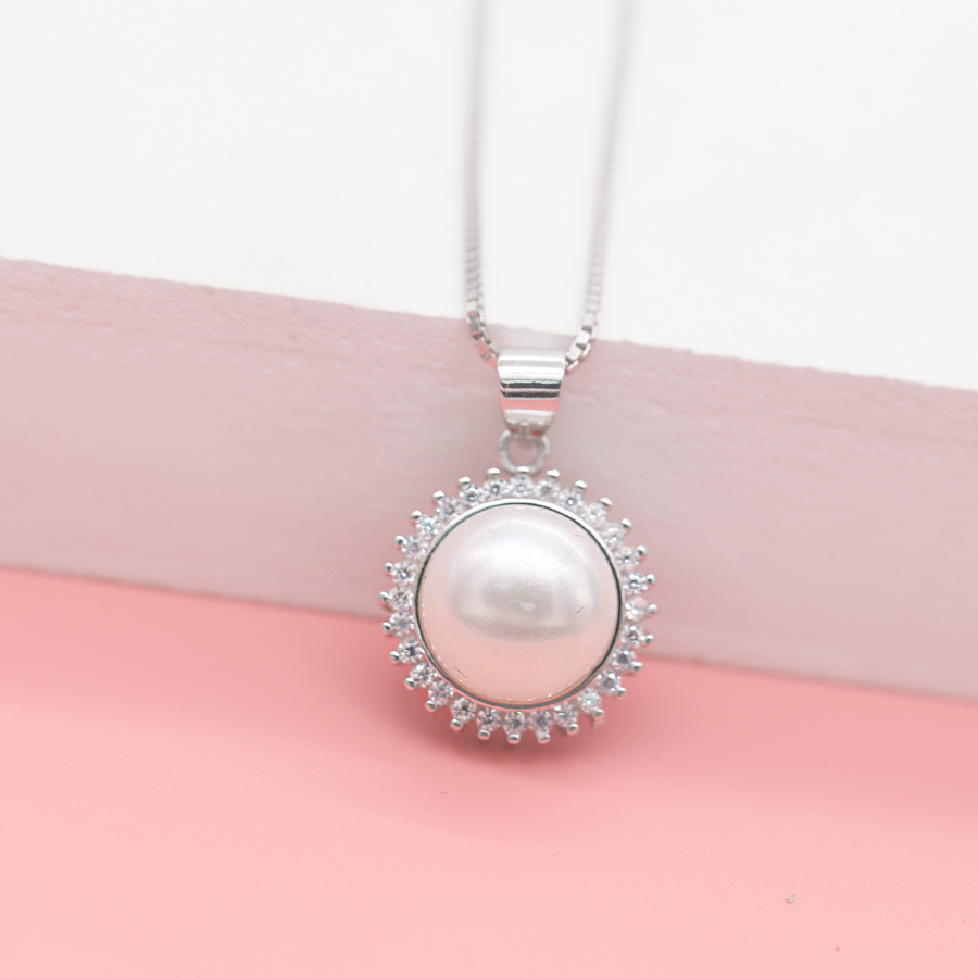 Bộ trang sức ngọc trai thiên nhiên T-3 Bảo Ngọc Jewelry
