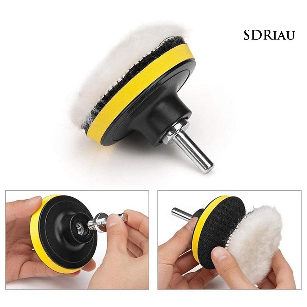 Bộ 22 Miếng Mút Tròn Đánh Bóng Xe Hơi Kích Thước 3 Inch