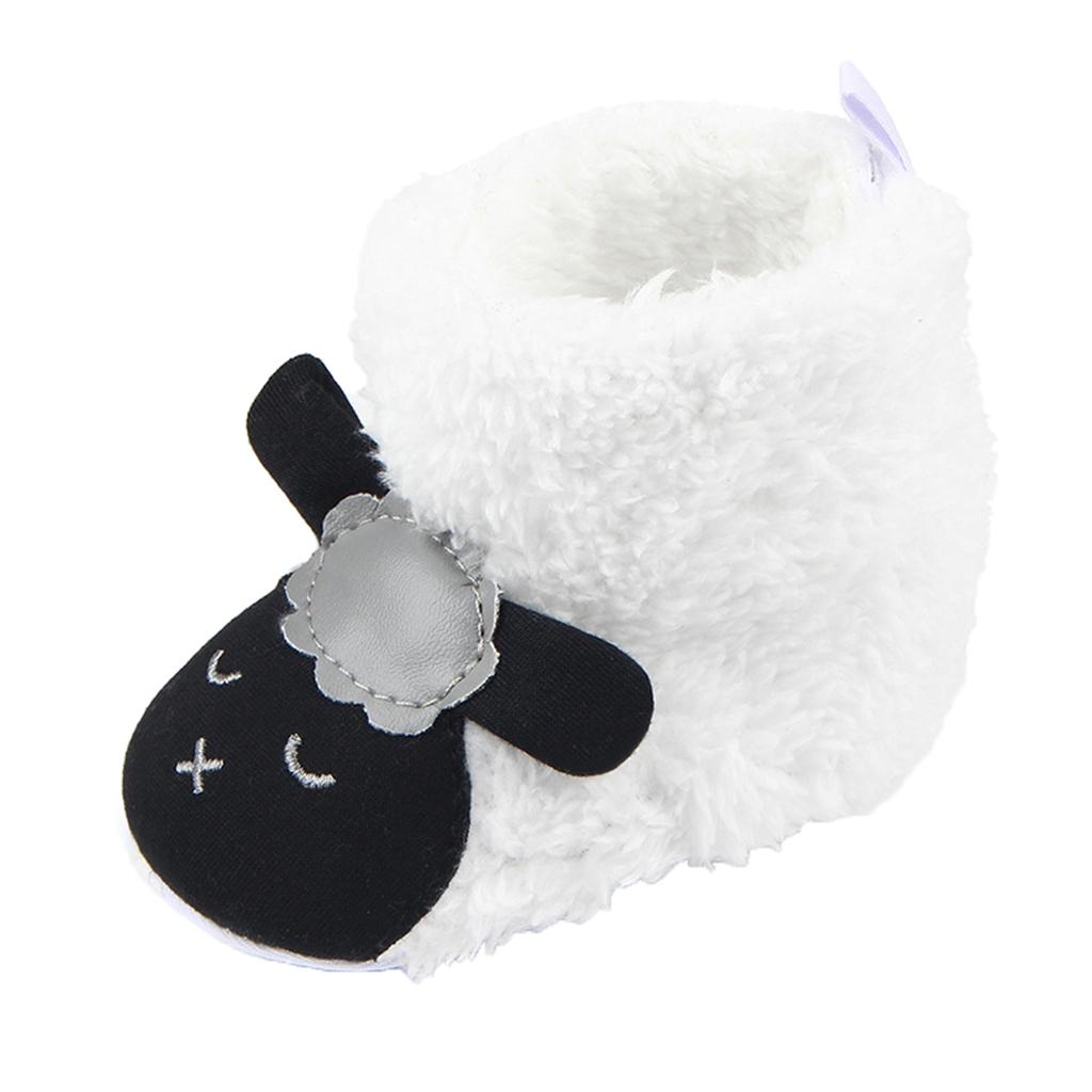 Cute Cartoon Animal Unisex Kids Fleece Shoes Baby
