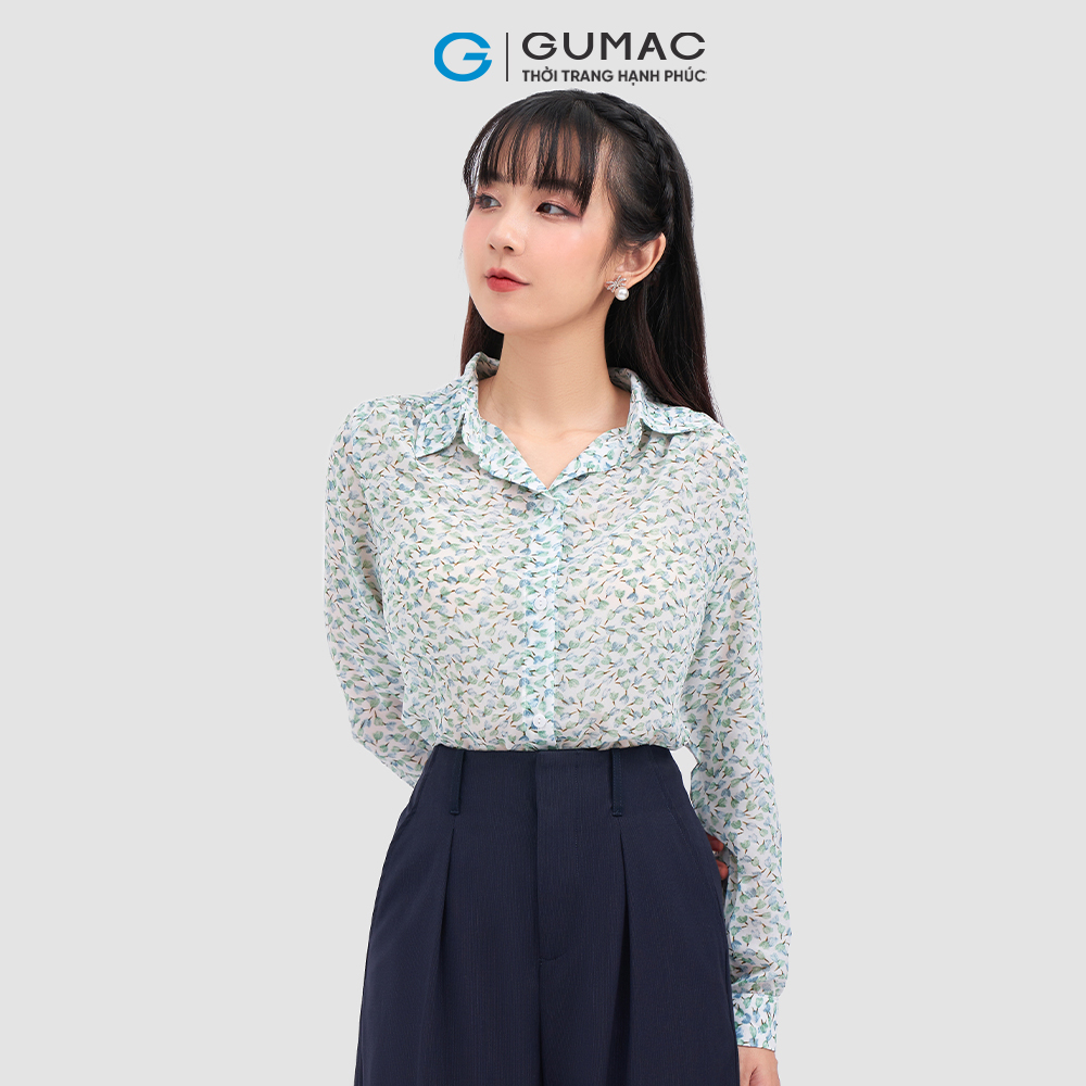 Quần ống suông lưng liền thời trang GUMAC QC11006