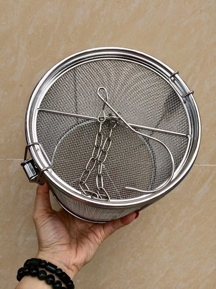 Vỏ lưới lọc xương và gia vị đa năng 15,3 cm