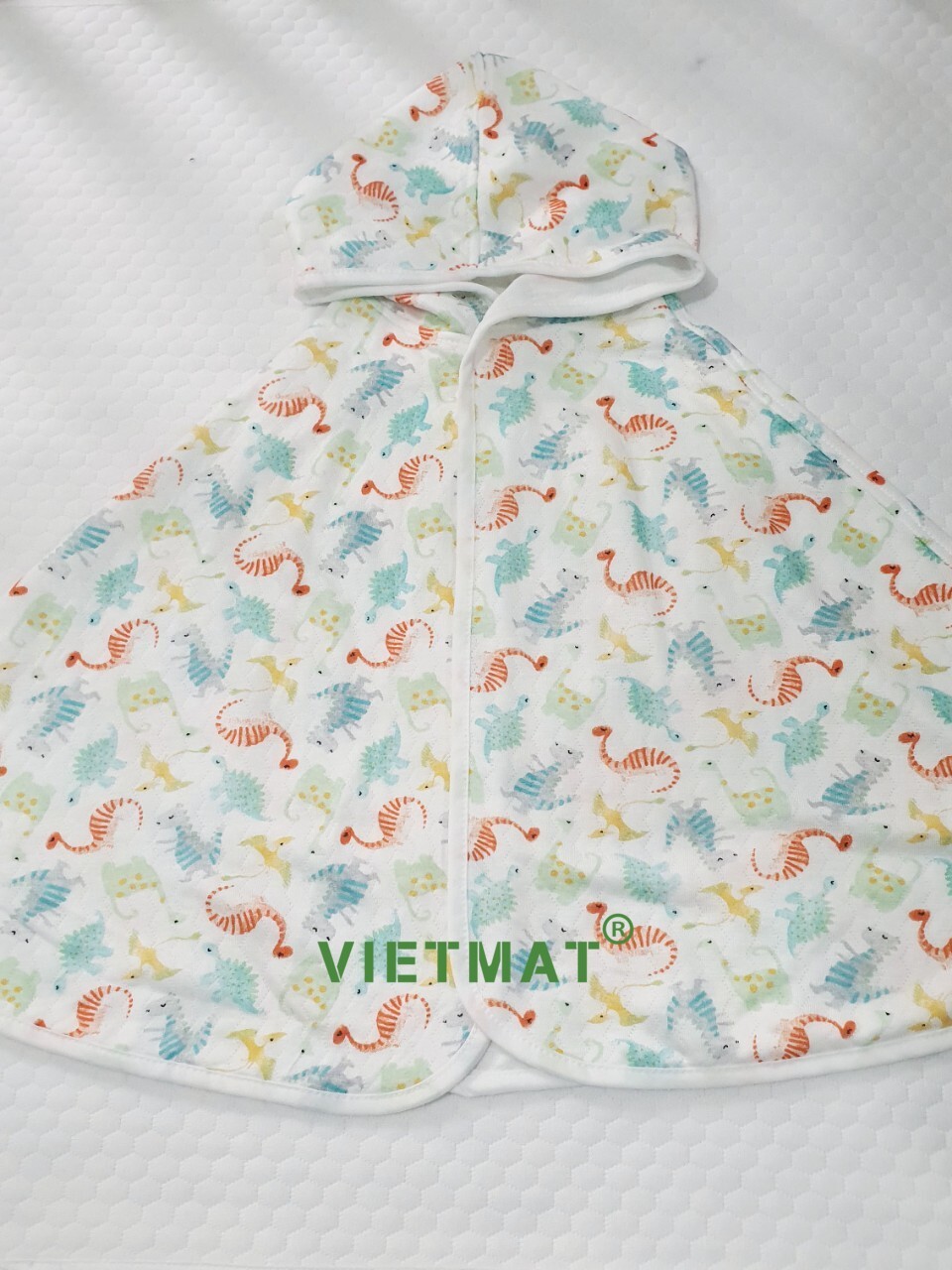 Áo choàng chống nắng cho bé có mũ Vietmat sợi tre, thoáng mát, rộng rãi, kháng khuẩn và kháng tia UV
