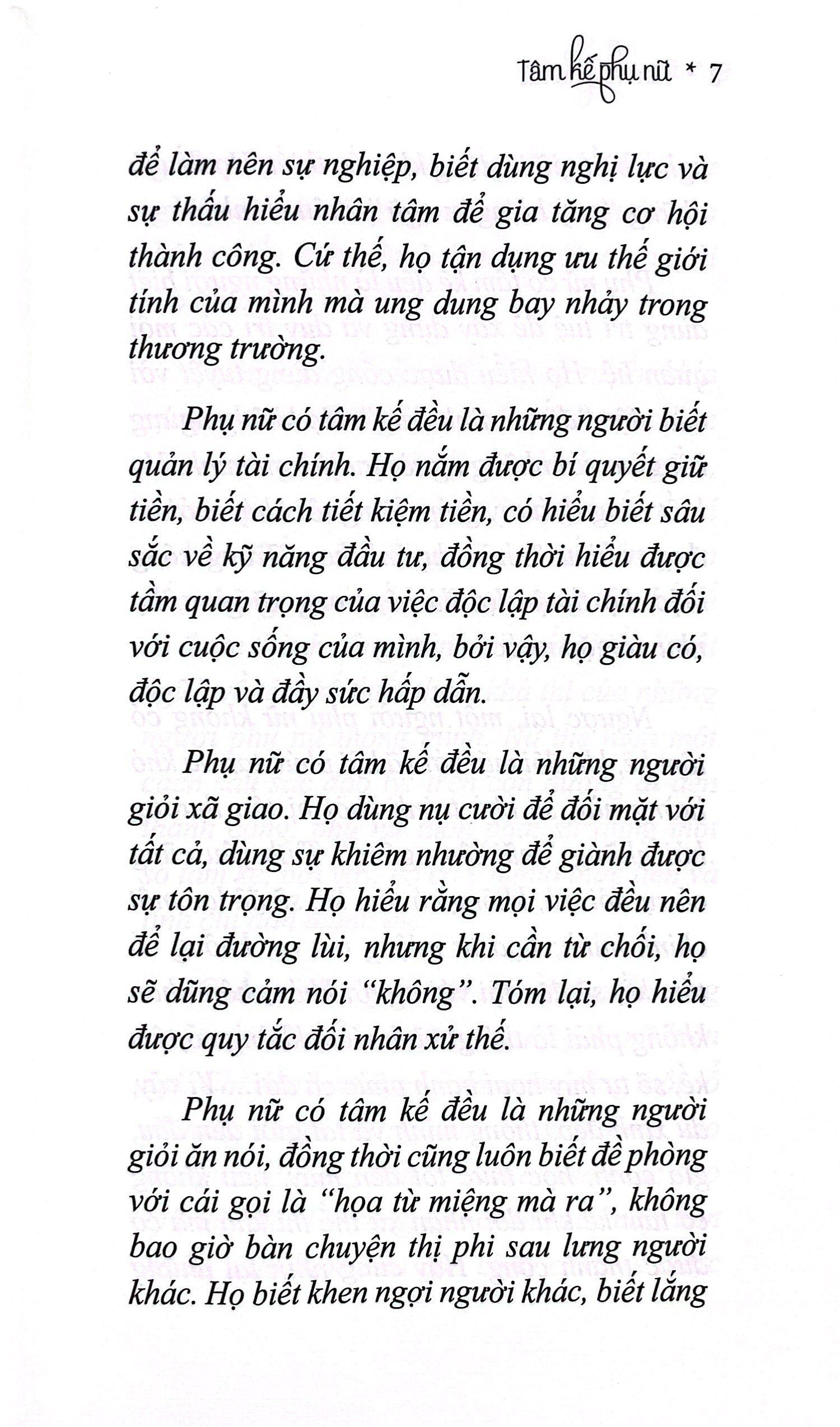 Sách - Tâm Kế Phụ Nữ