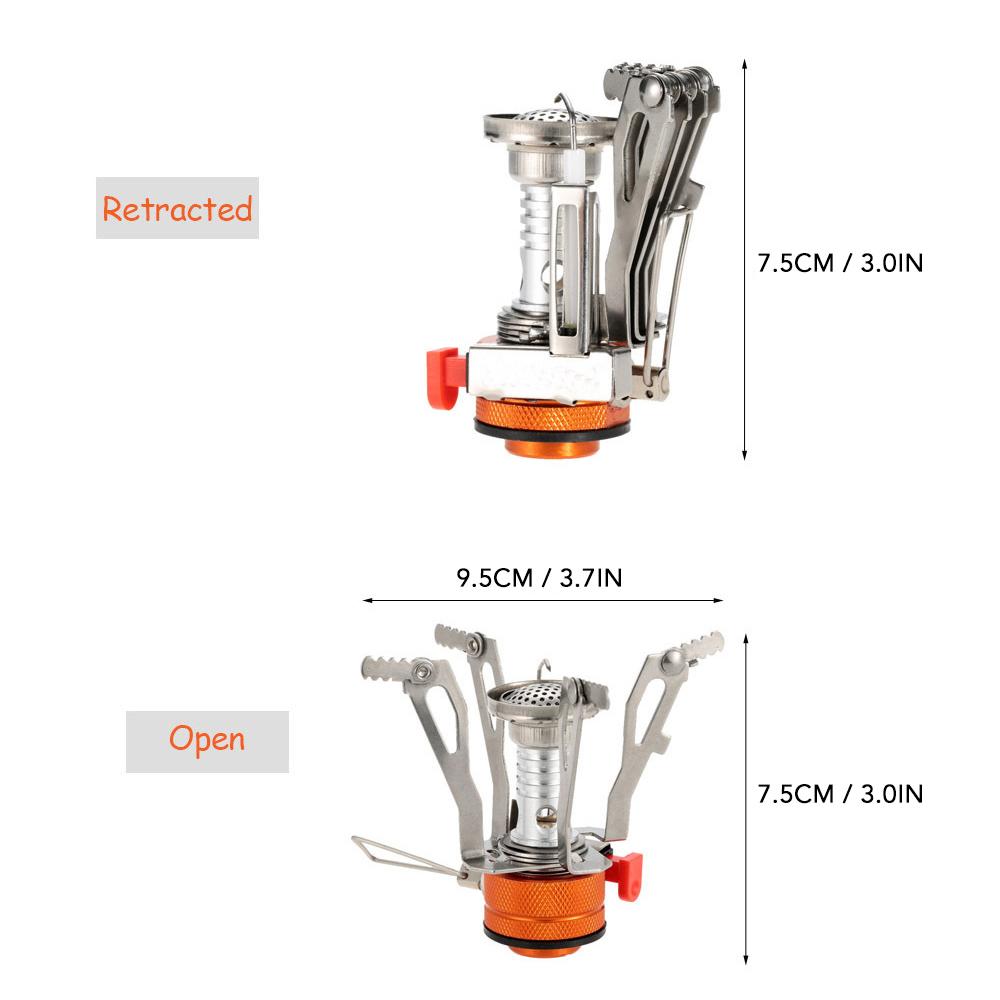 Bộ dụng cụ nấu ăn cắm trại chất lượng cao với bếp cắm trại , muỗng, nồi nấu ăn, Khăn lau