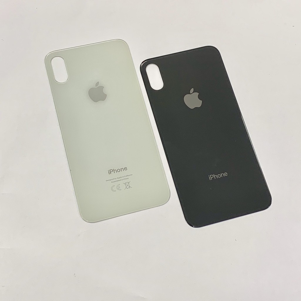 Nắp lưng thay thế cho iPhone X vành nhỏ ĐEN