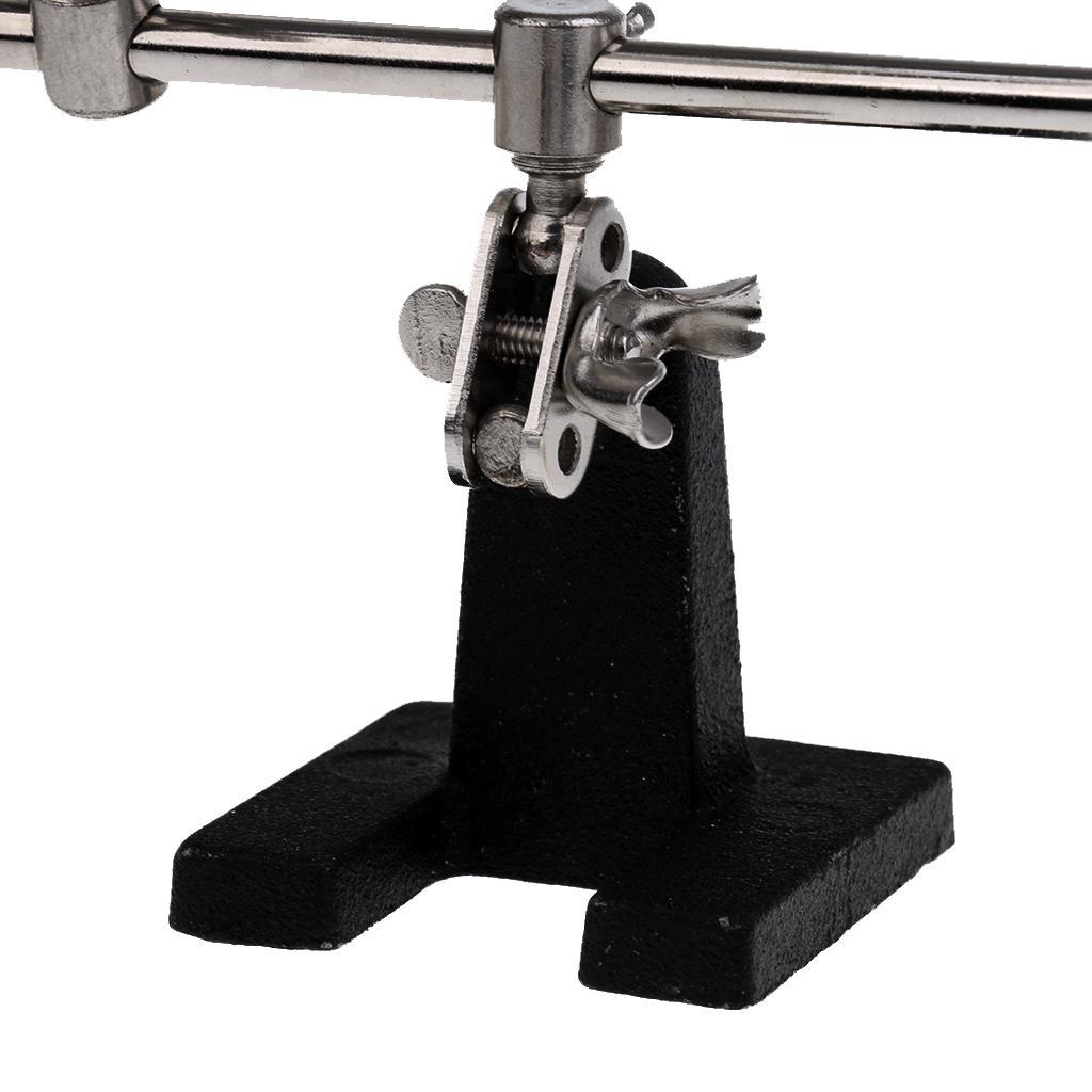 2.5X Magnifying Glass Helping Hand Magnifier Alligator Clamp Soldering Stand