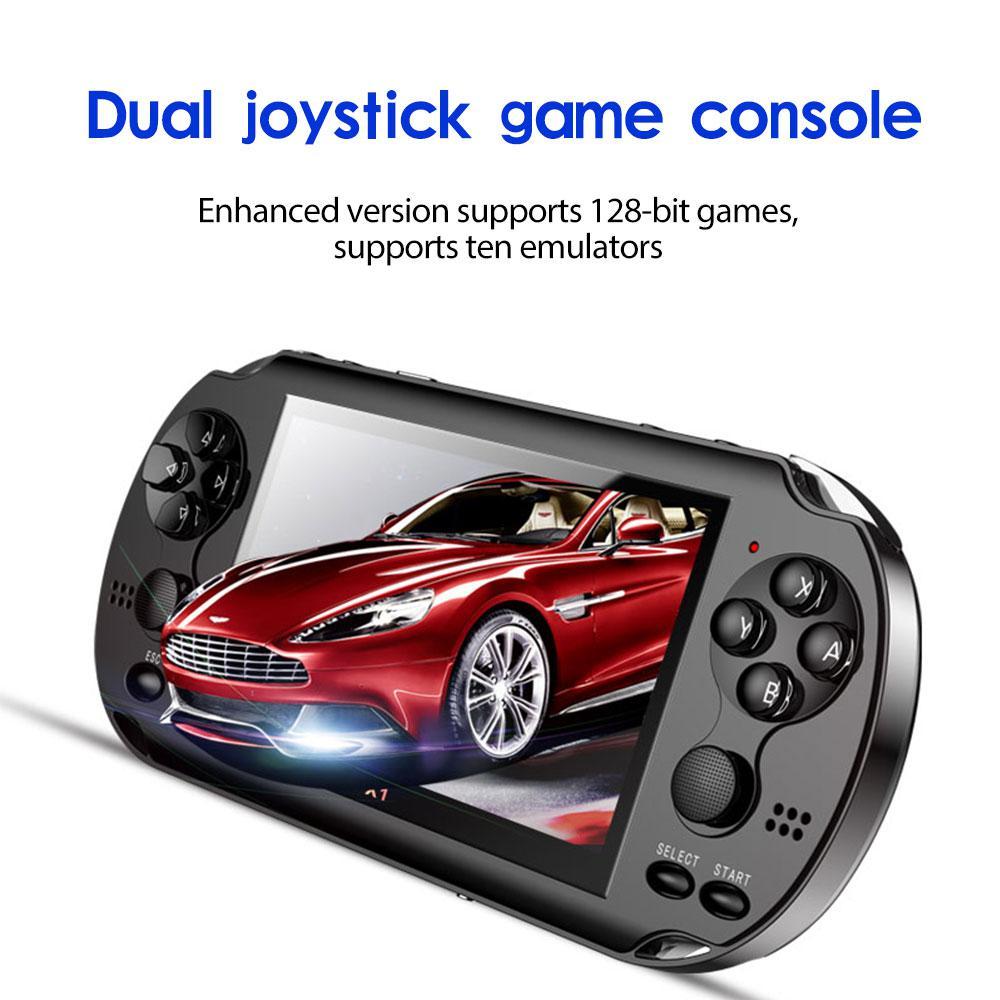 Bảng điều khiển trò chơi video di động mini 8GB Handheld X1 GamePad tích hợp 10000 Trò chơi cổ điển cho bảng điều khiển trò chơi trình phát video PSP 128 bit