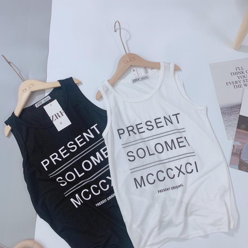 Áo ba lỗ 2 màu Basic hot hit mùa hè