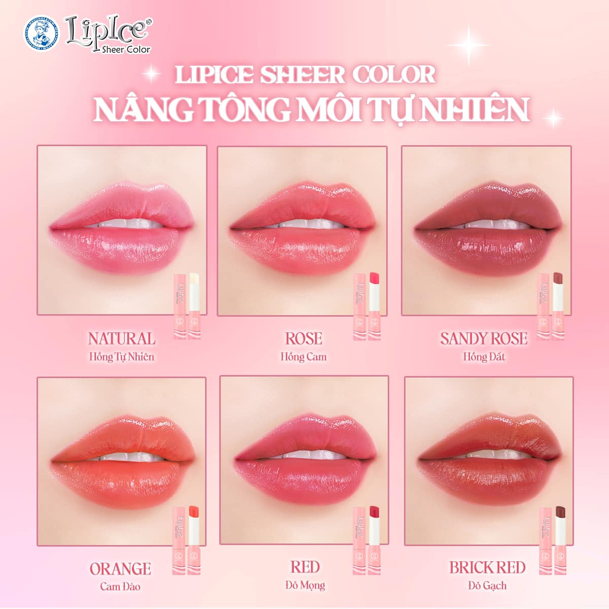 Son Dưỡng Có Màu Lipice Sheer Color 2.4g