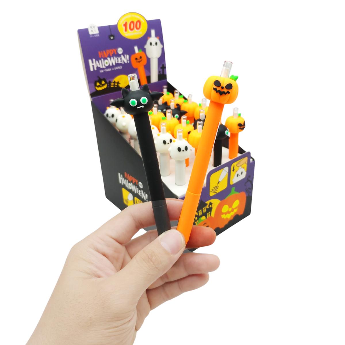 Bút Chì Bấm Halloween - Kuki KK7484B - Bí Ngô Cam
