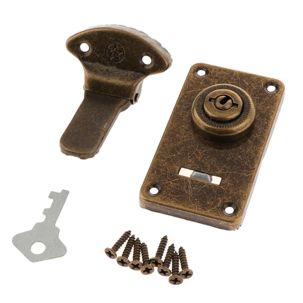 Cabinet Door Buckle Lock Latch Bolt Clip Lock Catcher Buckle Lockset Latch